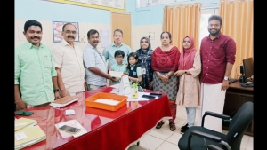 
                        ആശുപത്രിയിലെ രോഗികൾക്ക് ഭക്ഷണം നൽകി കല്ലൂർ കൂത്താളി എ.എം.എൽ.പി. സ്കൂൾ അലിഫ് അറബിക് ക്ലബ്ബ്