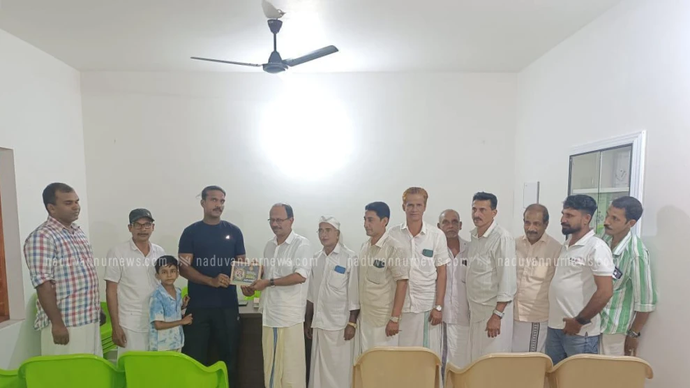 ദേശീയ പഞ്ചഗുസ്തി മത്സരത്തിൽ സ്വർണ്ണ മെഡൽ നേടിയ മഹ്റൂഫിന് മുസ്ലീം ലീഗ് സ്വീകരണം നൽകി