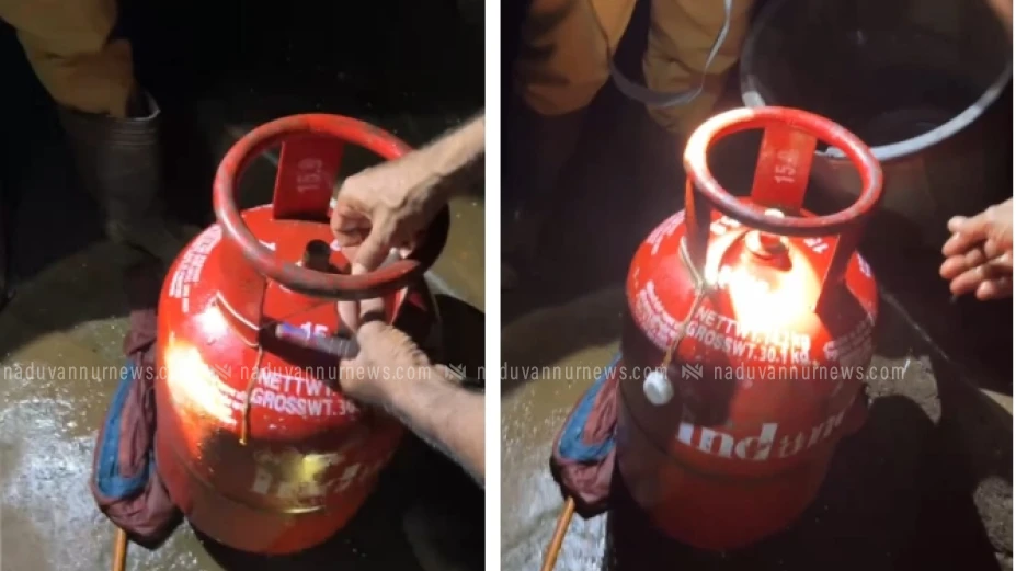 കടിയങ്ങാട് വീട്ടിൽ ഗ്യാസ് ലീക്കായത് പരിഭ്രാന്തി പരത്തി