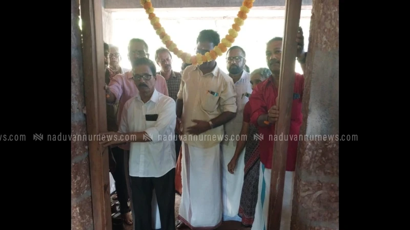  സേവാഭാരതി മഞ്ഞക്കുളത്ത് നിർമ്മിക്കുന്ന വീടിൻ്റെ കാട്ടിലവെപ്പ് കർമ്മം നടത്തി