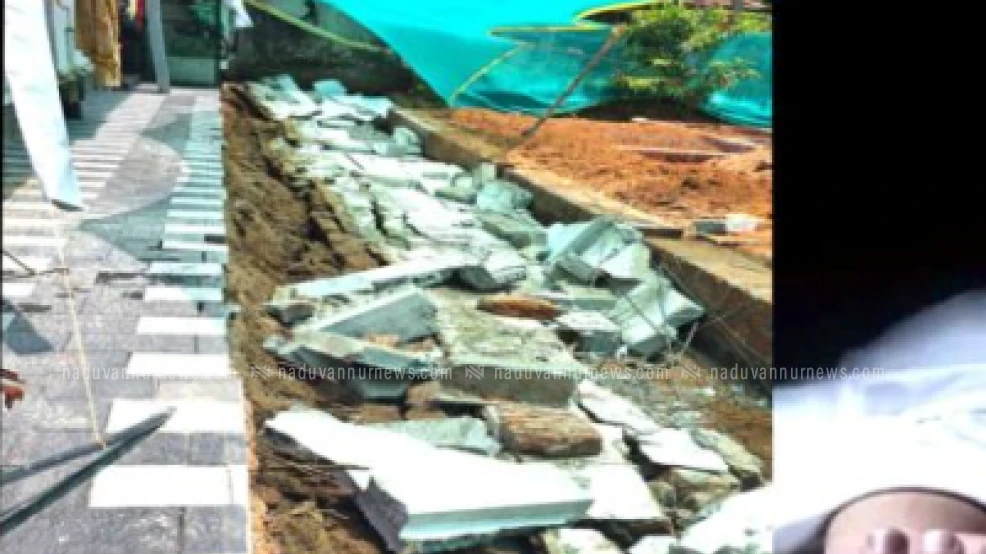നന്തിയിൽ നിർമാണത്തിലിരുന്ന മതിൽ തകർന്ന് ദേഹത്ത് വീണ് തൊഴിലാളി മരിച്ചു