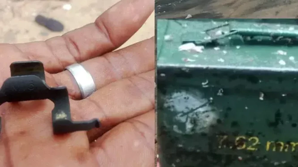 കരയ്ക്കടിഞ്ഞ ഇരുമ്പ് പെട്ടിയിൽ മെഷീൻ ഗണ്ണിന്റെ ഭാഗങ്ങൾ കണ്ടെത്തി