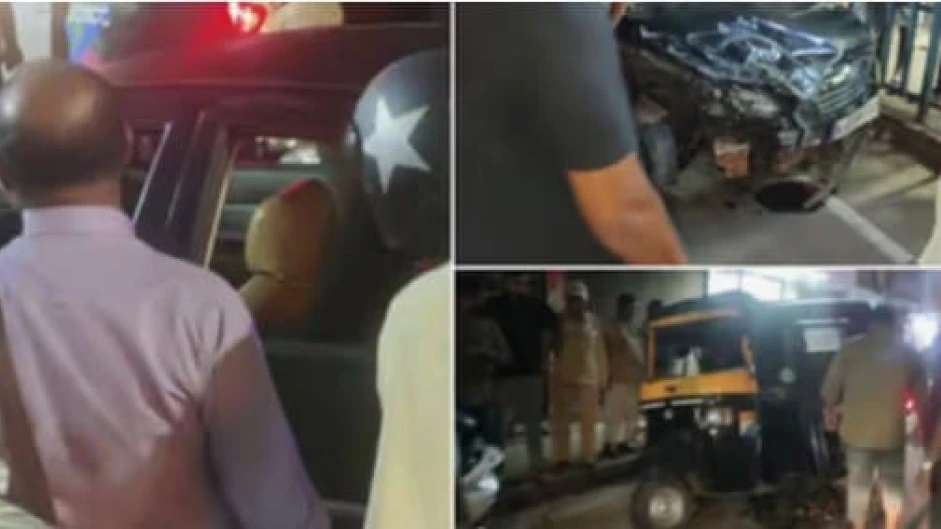  പയ്യന്നൂരിൽ യുവാക്കൾ ലഹരി ഉപയോഗിച്ച് കാറോടിച്ച് മൂന്നോളം വാഹനങ്ങൾ തകർത്തു