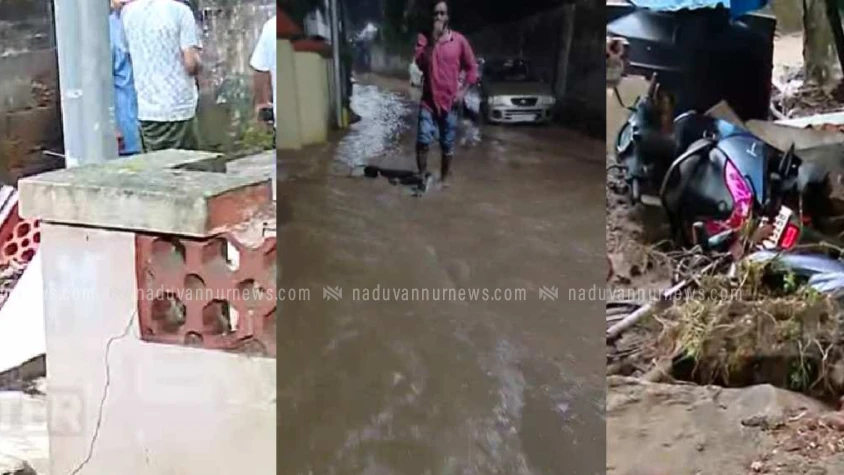  തമ്മനത്ത് ജല അതോറിറ്റിയുടെ കൂറ്റൻ വാട്ടർടാങ്ക് തകർന്നു; വീടുകളില്‍ വെള്ളം ഇരച്ചുകയറി