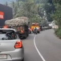 ചുരത്തിൽ ലോറി തകരാറിലായി ഗതാഗത തടസ്സം നേരിടുന്നു