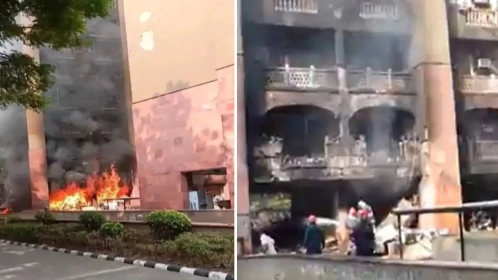 ഡൽഹിയിൽ എംപിമാരുടെ ഫ്ലാറ്റിൽ തീപിടിത്തം