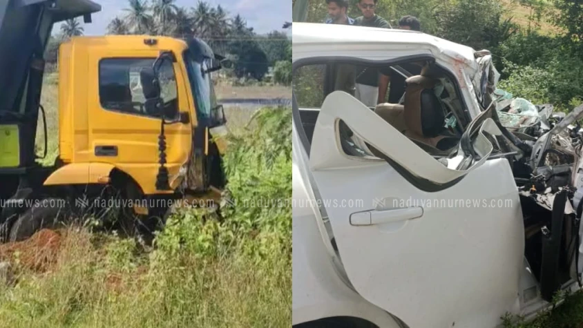 കർണാടക ബേഗൂരിൽ മലയാളികൾ സഞ്ചരിച്ച കാർ അപകടത്തിൽപ്പെട്ട് രണ്ട് പേർ മരിച്ചു
