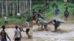 
                        ആവേശമായി പേരാമ്പ്രയിലെ മഡ് ഫുട്ബോൾ ടൂർണമെൻ്റ്
