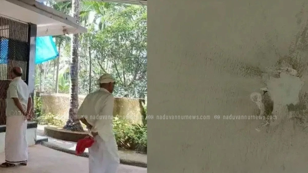 നാദാപുരത്തെ ഗർഭിണികളും കുട്ടികളും താമസിക്കുന്ന വീടിന് നേരെ ബോംബ് ആക്രമണം