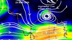 ഒരു ന്യൂനമർദ്ദം കൂടി രൂപപ്പെടാൻ സാധ്യത, കേരളത്തിൽ 3 ദിവസം ഒറ്റപ്പെട്ട ശക്തമായ മഴ പെയ്യും