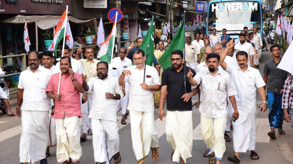 മേപ്പയൂരിൽ യു.ഡി.എഫ്. പ്രതിഷേധ പ്രകടനം സംഘടിപ്പിച്ചു