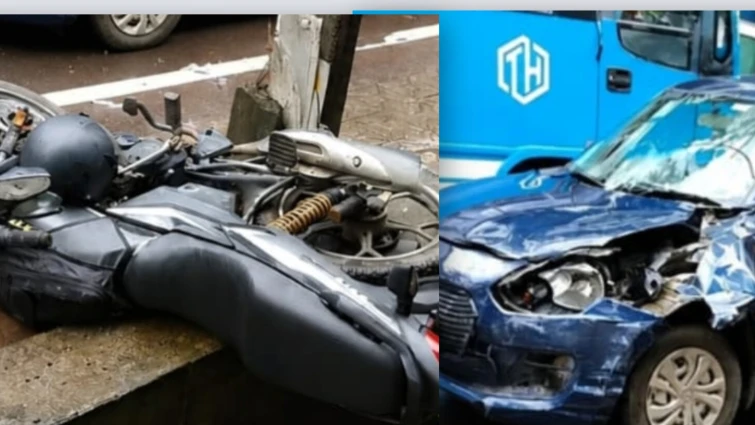 ബൈക്കും കാറും കൂട്ടിയിടിച്ച് ഒരാൾക്ക് പരിക്ക്