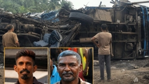 ബംഗളൂരു ബസപകടം ഡ്രൈവറും കണ്ടക്ടറും മരിച്ചു.