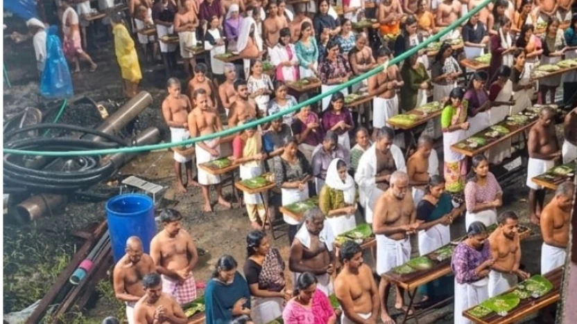 തോരായി ശ്രീ മഹാവിഷ്ണു ക്ഷേത്രത്തിൽ കർക്കിടക വാവുബലി നടത്തി