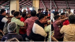 കുറ്റിപ്പുറത്തെ ഹോട്ടലിൽ ജീവനക്കാരും ഉപഭോക്താക്കളും തമ്മിൽ സംഘർഷം.