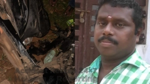 ഗുഡ്സ് വാഹനം സ്കൂട്ടറിൽ ഇടിച്ചു. സ്കൂട്ടർ യാത്രികൻ മരിച്ചു