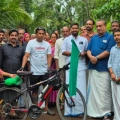 ലഹരിവിരുദ്ധ തുഫാൻ സന്ദേശവുമായി സൈക്കിൾ യാത്ര