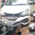 ആയഞ്ചേരിയിൽ കാറുകൾ കൂട്ടിയിടിച്ച് അപകടം