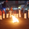 വിശ്വഹിന്ദു പരിഷത്ത് സണ്ണി എം കപ്പിക്കാടിന്റെ കോലം കത്തിച്ചു.