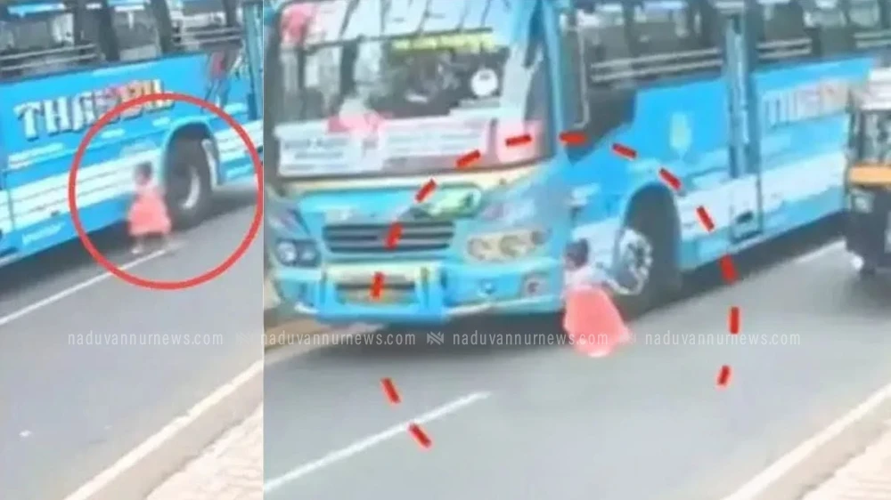  ബസ് ഡ്രൈവറുടെ സമയോചിത ഇടപെടലിലൂടെ ഒഴിവായത് വലിയ ദുരന്തം