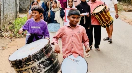  ജനകീയ വായനശാല വെള്ളിയൂർ അക്ഷര കരോൾ സംഘടിപ്പിച്ചു