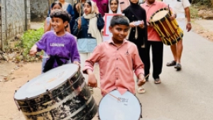 ജനകീയ വായനശാല വെള്ളിയൂർ അക്ഷര കരോൾ സംഘടിപ്പിച്ചു