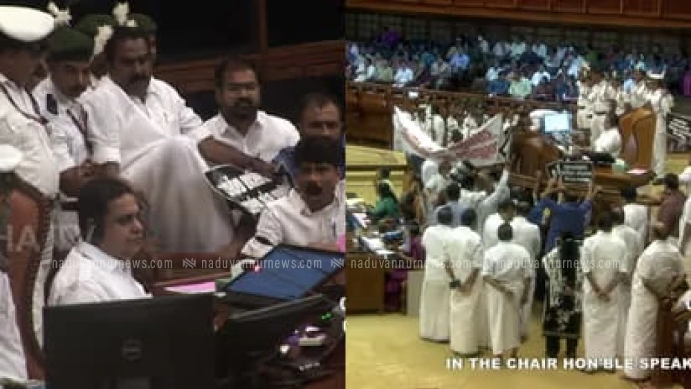  സ്വർണക്കൊള്ള വിഷയത്തിൽ നിയമ സഭയിൽ ഭരണ-പ്രതിപക്ഷ ഏറ്റുമുട്ടൽ