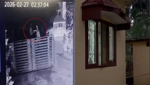 മന്ത്രി വീണാ ജോർജിനെതിരെ പ്രതിഷേധിച്ച തിരുവള്ളൂരിലെ കെ എസ് യു നേതാവിന്‍റെ വീടിനു ബോംബേറ്