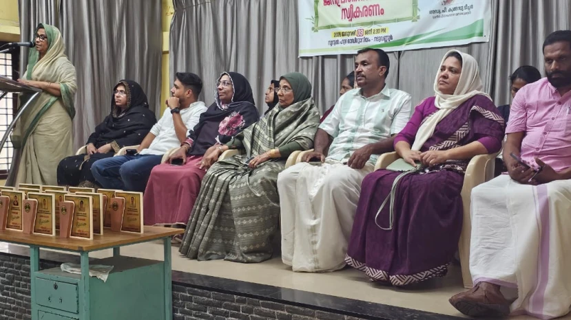  ജനപ്രതിനിധികൾക്ക്  വനിതാ ലീഗ് സ്വീകരണം നൽകി