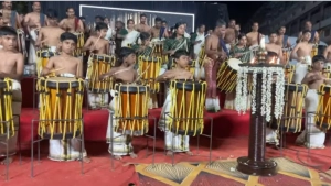 മട്ടന്നൂരിന്റെ സാന്നിധ്യത്തിൽ ചെണ്ടയിൽ കൊട്ടിക്കയറി ടീം നടുവണ്ണൂർ ജിഎച്ച്എസ്എസ്