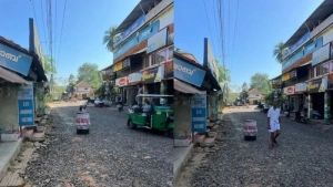 കൊയിലാണ്ടി ടൗണിൽ നിന്ന് റെയിൽവേ സ്റ്റേഷനിലേക്കുള്ള റോഡ് റീടാറിങ് ആരംഭിച്ചു