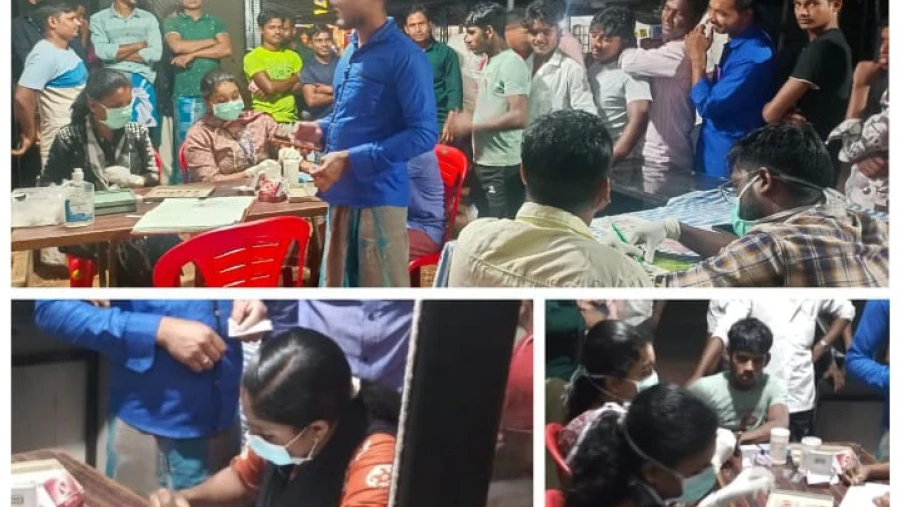 മേപ്പയൂരിൽ അതിഥി തൊഴിലാളികൾക്ക് രാത്രികാല പരിശോധന സംഘടിപ്പിച്ചു