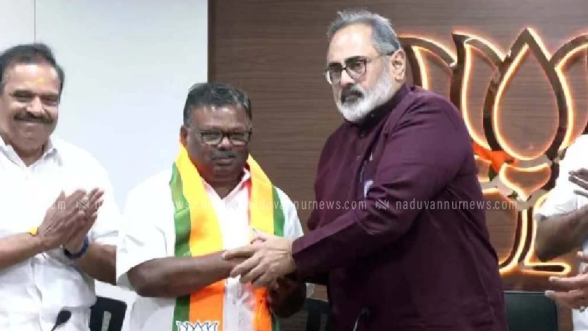  സിപിഐഎം മുൻ എംഎൽഎ എസ് രാജേന്ദ്രൻ ബിജെപിയിൽ ചേർന്നു; ഒപ്പം ഗുരുനാഥനും