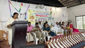 
                        സ്വാമി ഗുരു വരാനന്ദ മെമ്മോറിയൽ ഗവ. ഹയർ സെക്കണ്ടറി സ്കൂളിൽ ഉന്നത വിജയികളെ അനുമോദിച്ചു.