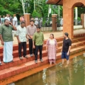 നീന്തൽ കളം ജല സ്രോതസായി മാറ്റാനുള്ള നീക്കത്തിനെതിരെ സമരം