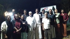 കാരയാട് സോളാർ വിളക്കുകൾ മിഴിതുറന്നു.