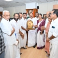മുഖ്യമന്ത്രി വി ഡി സതീശന് സ്വീകരണം നല്കി.