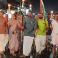 നടുവണ്ണൂരിൽ കോൺഗ്രസ്  പന്തം കൊളുത്തി പ്രതിഷേധ പ്രകടനം