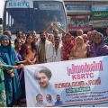 പ്രീയദർശിനി ബസിന് നടുവണ്ണൂരിൽ സ്നേഹോഷ്മള സ്വീകരണം