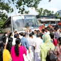 പ്രീയദർശിനി ബസിന് ഉള്ളിയേരിയിൽ സ്വീകരണം 