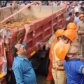 ടിപ്പർ ബസ് സ്റ്റോപ്പിലേക്ക് മറിഞ്ഞ് 3 പേർ മരിച്ചു.