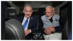 ഇസ്രയേൽ പ്രധാനമന്ത്രി  നെതന്യാഹുവിനെ വിളിച്ച്  പ്രധാനമന്ത്രി നരേന്ദ്ര മോദി