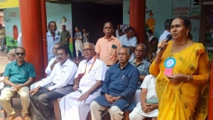 മദ്യനിരോധന സമിതി,  പ്രചാരണ ജാഥക്ക് കൊയിലാണ്ടിയിൽ സ്വീകരണം നൽകി '