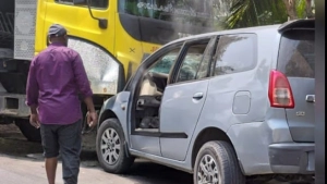 പേരാമ്പ്ര കൂത്താളിയിൽ കാർ അപകടം; ആറു പേർക്ക് പരിക്കേറ്റു