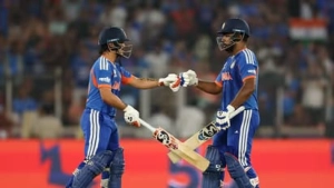 തകർത്തടിച്ച് സഞ്ജു;ഉജ്ജ്വല വിജയത്തോടെ ട്വൻ്റി ട്വൻ്റി ലോകകപ്പ് ഇന്ത്യ നേടി