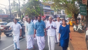 നടുവണ്ണൂർപഞ്ചായത്ത് വൈസ് പ്രസിഡണ്ടിനെതിരെ അക്രമം യുഡിഎഫ് പ്രതിഷേധിച്ചു