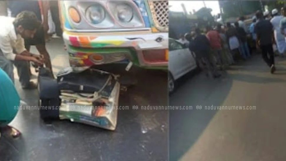  കൊയിലാണ്ടിയിൽ ലോറിയും സ്കൂട്ടറും കൂട്ടിയിടിച്ചു; യുവാവ് അത്ഭുതകരമായി രക്ഷപ്പെട്ടു