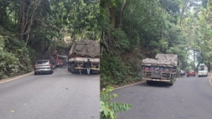 താമരശ്ശേരി ചുരത്തിൽ വാഹനങ്ങൾ കുടുങ്ങി; ഗതാഗതം ഭാഗികമായി തടസ്സപ്പെട്ടു