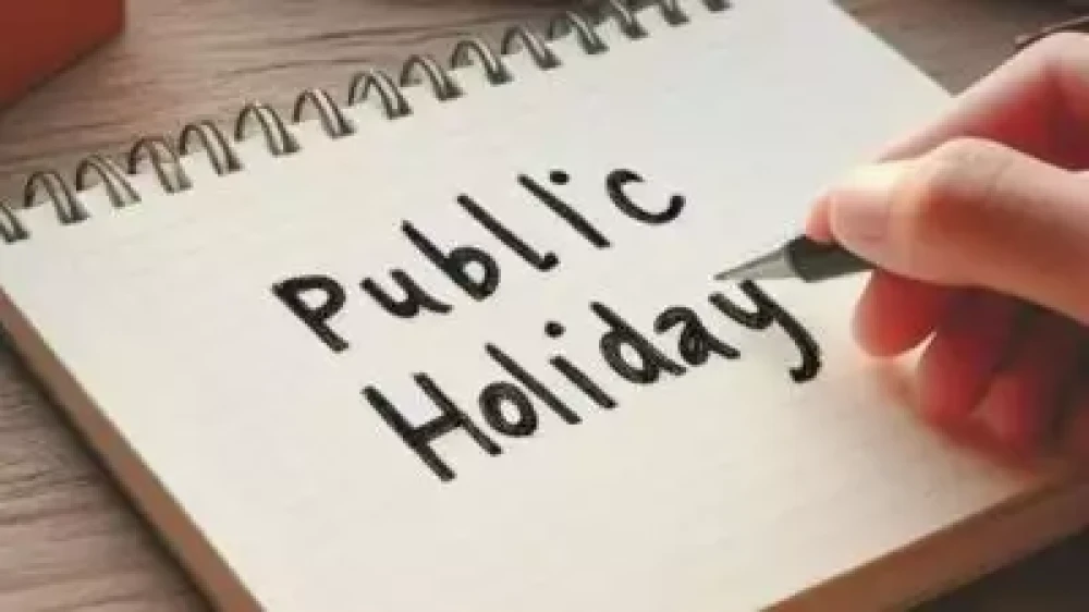  ഏപ്രിൽ 9ന് സംസ്ഥാനത്തെ എല്ലാ സർക്കാർ ഓഫീസുകൾക്കും വിദ്യാഭ്യാസ സ്ഥാപനങ്ങൾക്കും പൊതുഅവധി