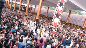 കൊല്ലം പിഷാരികാവ് ക്ഷേത്ര കാളിയാട്ട മഹോത്സവത്തിന് കൊടിയേറി